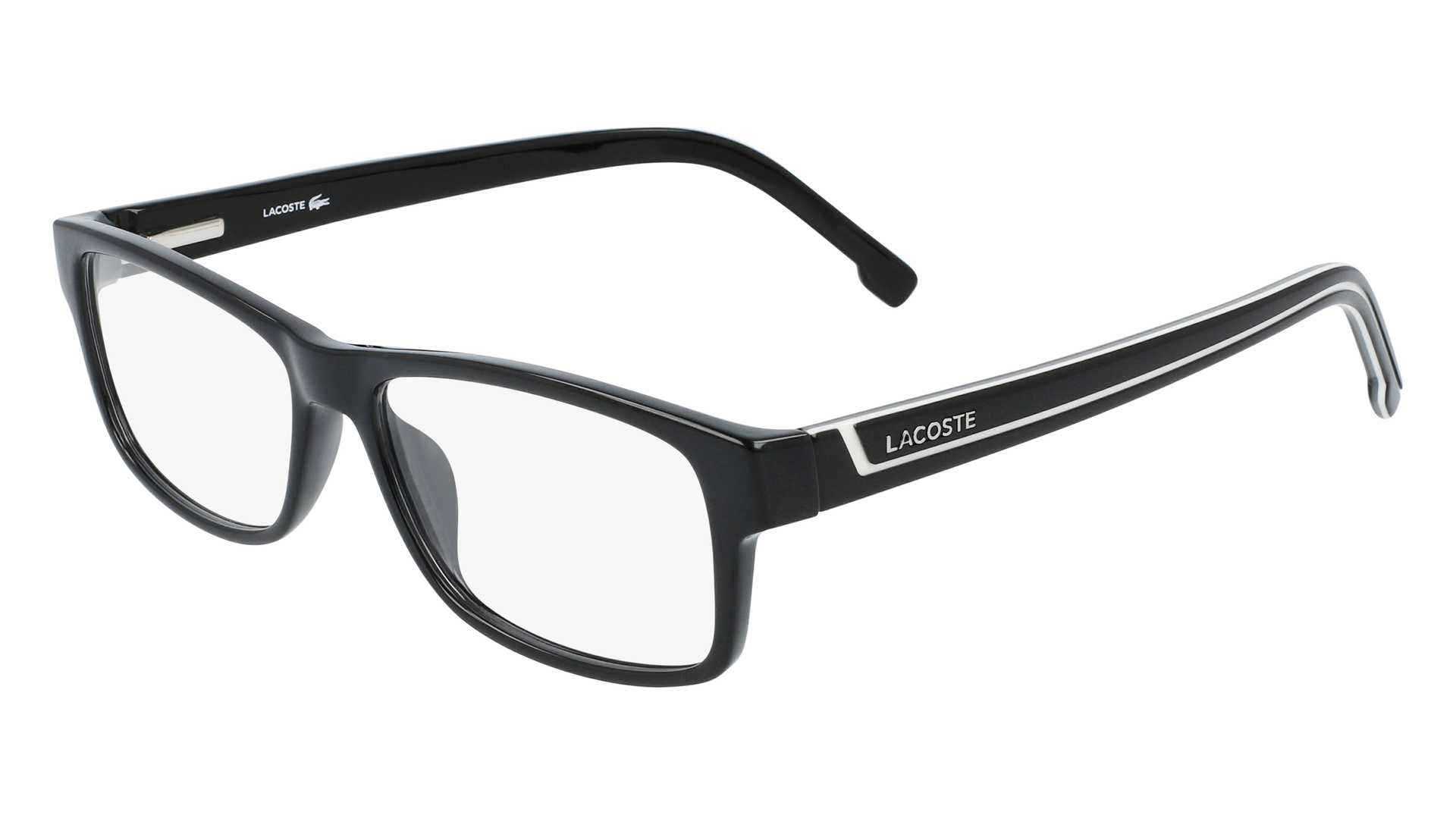 Lacoste Mężczyzna Lacoste L2707 001 Oprawki optyczne Wstrzyknięte Czarny Kwadratowy Normalna Fotochromatyczny - Image 1