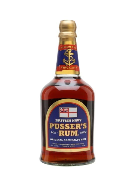 Pusser's Blue Label Rum, 70 cl - Image 1