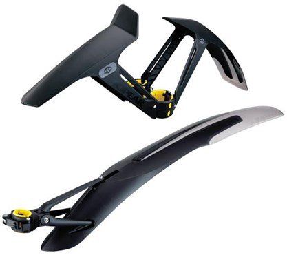 Topeak Defender XC1 And XC11 Mudguard Set - Black