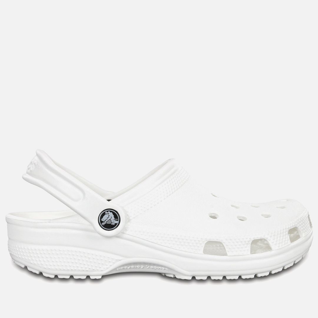 Crocs Unisex Classic Clog - White - UK M5W6 - Image 1