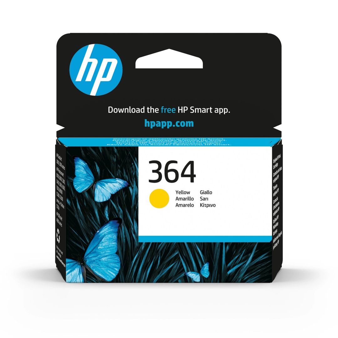 HP 364 Yellow Original Ink Cartridge - Image 1
