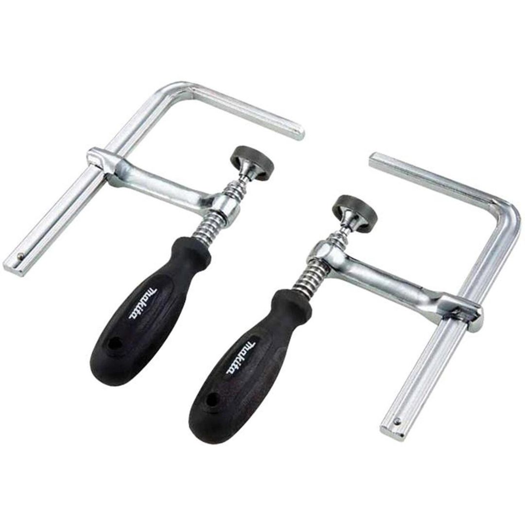 Makita 194385-5 Plunge Saw Clamp Set - Grey - Image 1