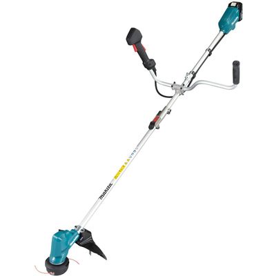Makita DUR191URT8 LXT 18V cordless grass trimmer with 5.0Ah battery - Blue