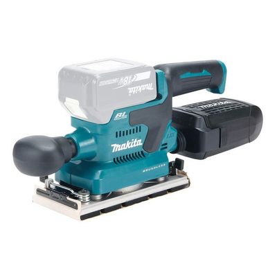 Makita DBO382Z 18V LXT Finishing Sander (Bare Unit) with Dust Box and Punch Plate