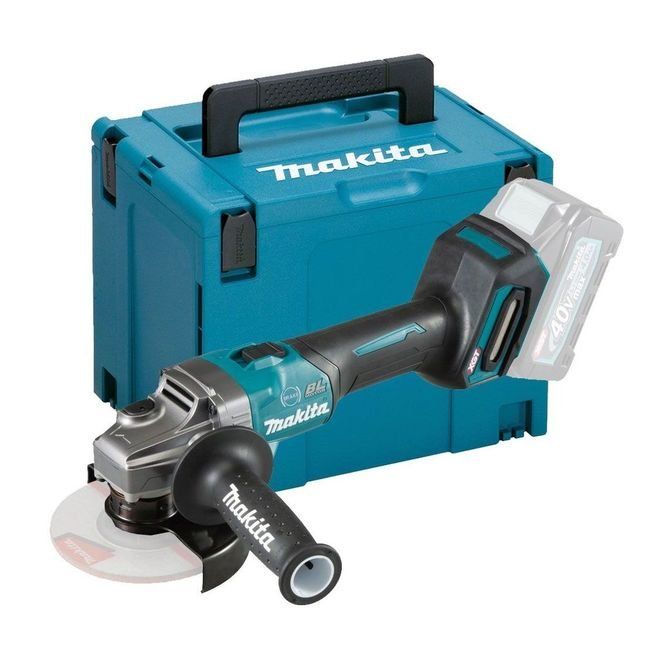 Makita GA005GZ01 40Vmax XGT 125mm Angle Grinder (Bare Unit) with Disc and MakPac Case - Image 1