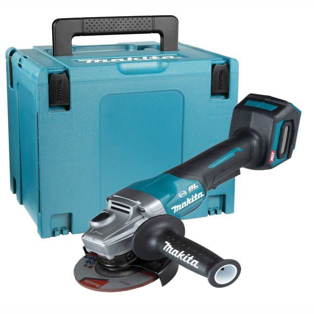 Makita GA012GZ01 40Vmax XGT 115mm Angle Grinder (Bare Unit) with Disc & MakPac Case - Image 1