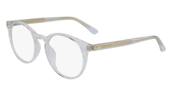 Calvin Klein Unisex Calvin Klein CK20527 971 Oprawki optyczne Wstrzyknięte Przezroczysty Okrągły Normalna Normalna