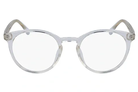 Calvin Klein Unisex Calvin Klein CK20527 971 Oprawki optyczne Wstrzyknięte Przezroczysty Okrągły Normalna Normalna - Thumbnail 2