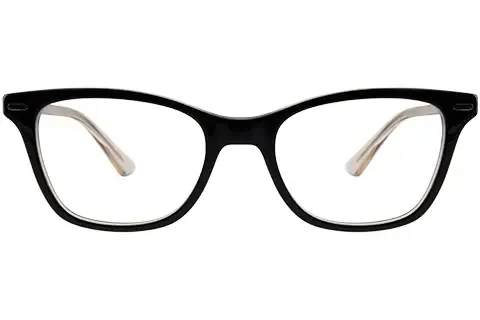 Calvin Klein Kobieta Calvin Klein CK23544 004 Oprawki optyczne Acetat Czarny Kwadratowy Normalna Normalna - Thumbnail 2