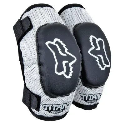 Fox Peewee Titan Youth Elbow Guard Black/Silver