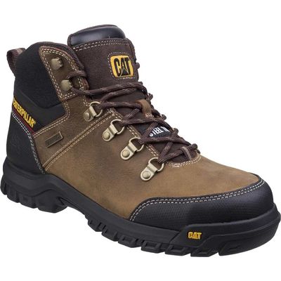 Caterpillar Mens Framework Safety Boots Brown Size 11