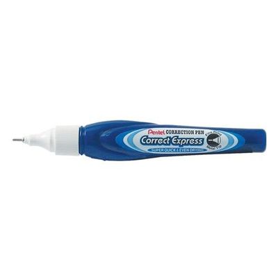 Pentel Correct Express Correction Pen 7ml White (Pack 12) - ZLE52-W