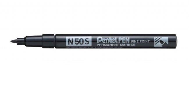 Pentel N50S marker 1 pc(s) Black Bullet tip - Image 1
