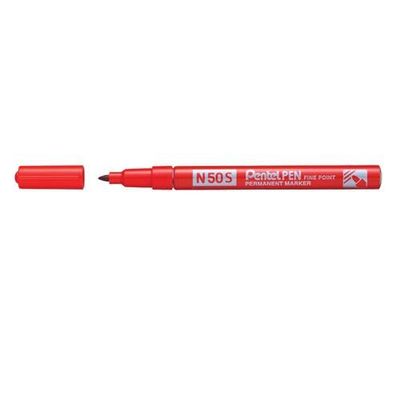 Pentel N50S marker 1 pc(s) Red Bullet tip