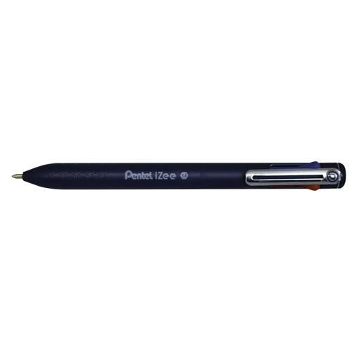 Pentel IZEE 4 COLOURS BALL BLUE PK12 - Image 1