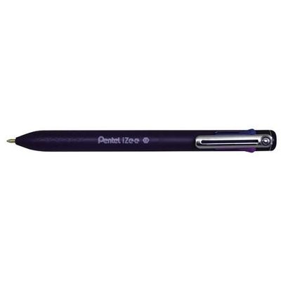 Pentel IZEE 4 COLR BALLPNT ASST PK12