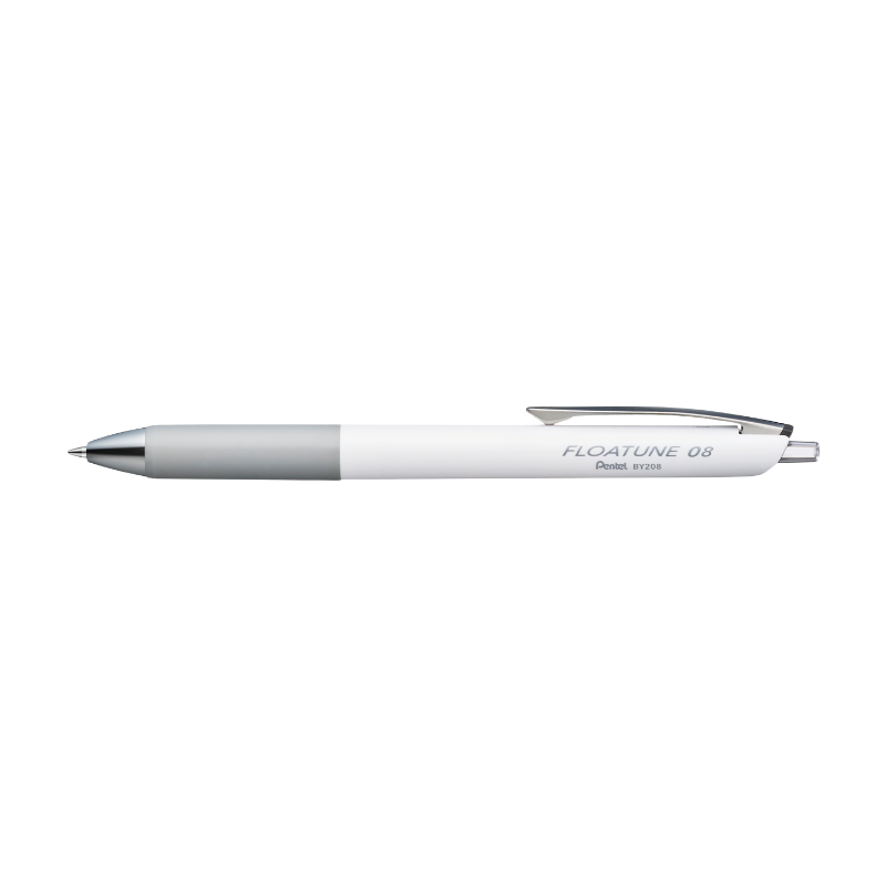 Pentel Floatune Retractable Rollerball 0.8mm Black Pack of 12 BY208-AX - Image 1
