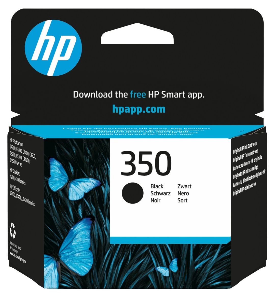 HP 350 Black Original Ink Cartridge - Image 1