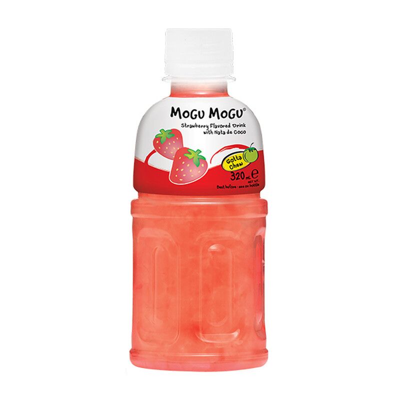 Mogu Mogu Strawberry Drink Multipack, 24 x 320 ml - Image 1