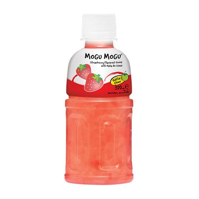 Mogu Mogu Strawberry Drink Multipack, 24 x 320 ml