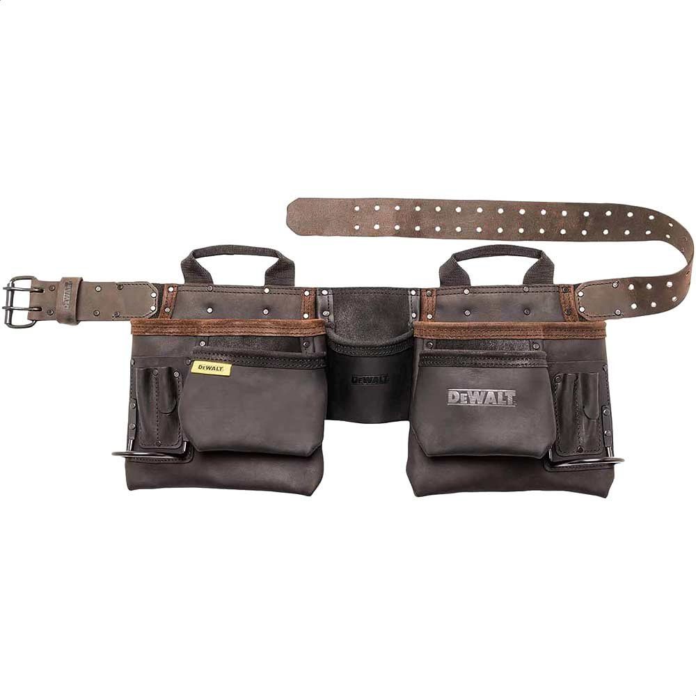 DeWalt Pro 11 Pocket Leather Tool Belt Set - Image 1