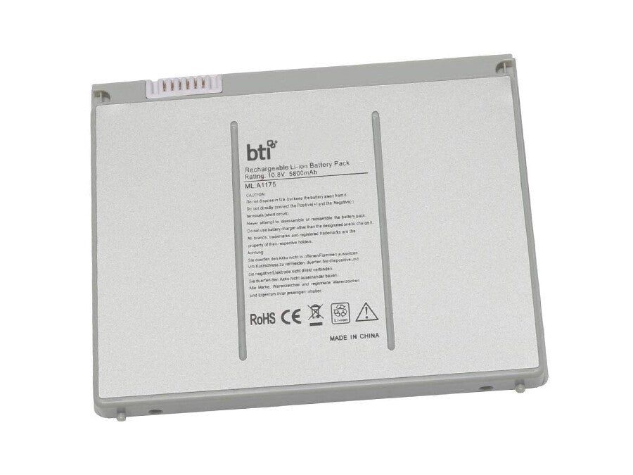 BTI 56Wh 3 cell A1175 compatible battery for APPLE MACBOOK PRO 15-INCH - Image 1