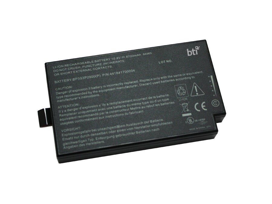 BTI 94Wh 9 cell 441814400099 compatible battery for GETAC B300X B300 - Image 1