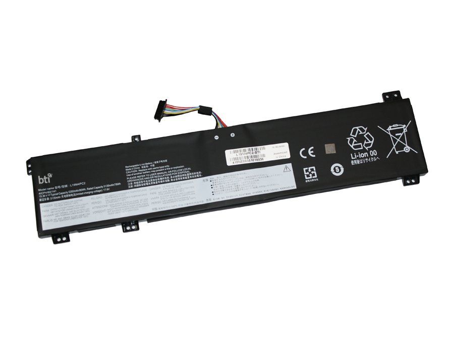 BTI 80Wh 4 cell L19C4PC2 compatible battery for LENOVO LEGION 5-17ARH05H LEGION C7-15IMH05 LEGION 5-17IMH05 8283 LEGION 5-17IMH05 - Image 1