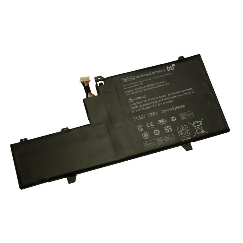 BTI 863280-855 compatible 57Wh 3-cell battery for HP Elitebook X360 10 - Image 1
