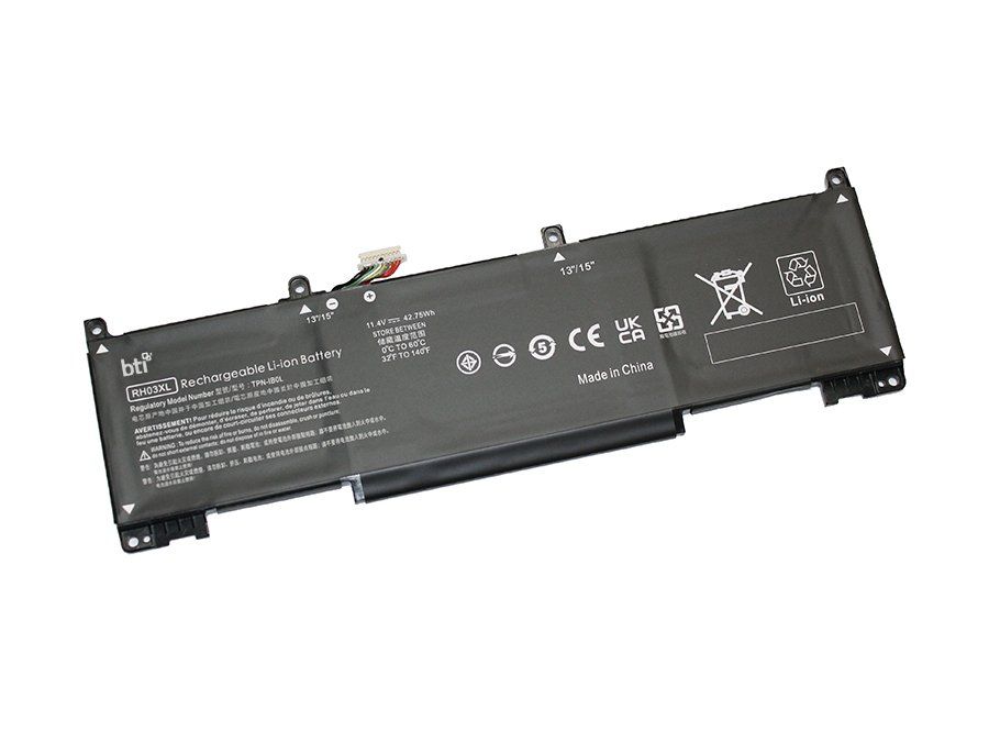 BTI 42.7 3 cell HSTNN-OB2X compatible battery for HP 822Q5UT#ABA 822Q5UT#ABA PROBOOK 650 G8 3E2L6UT PROBOOK 650 G8 3E2L5UT PROBOOK 650 G8 36L72PA - Image 1