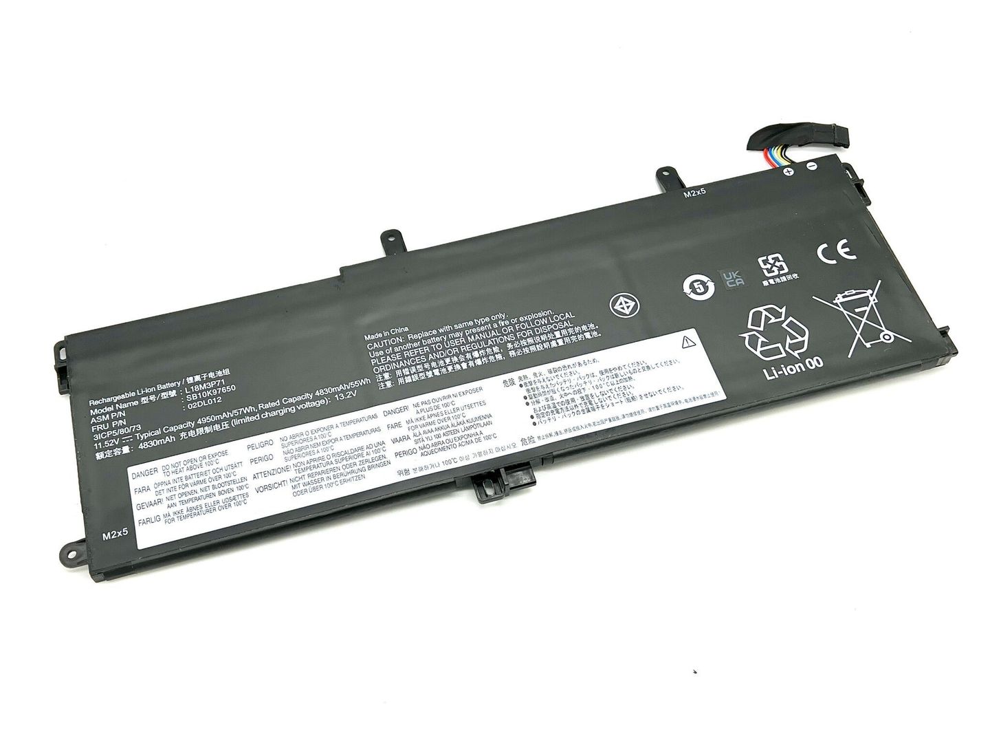 BTI 02DL011 compatible 57Wh 3-cell battery for Lenovo ThinkPad T590 - Image 1