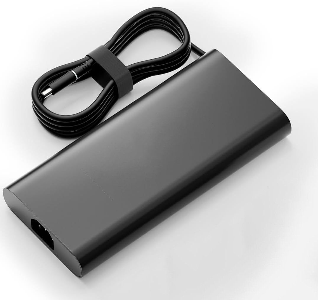 BTI 330W Charger for Alienware M16 M17 M18x Dell X51 X51 M18X-0143 AM18X-6732BAA P-Series Models P45E P48E P38E 74mm x 50mm tip Includes EU power cable - Image 1
