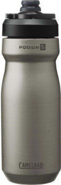 Camelbak Podium Titanium 532ml Insulated Bike Bottle - Silver - Image 1