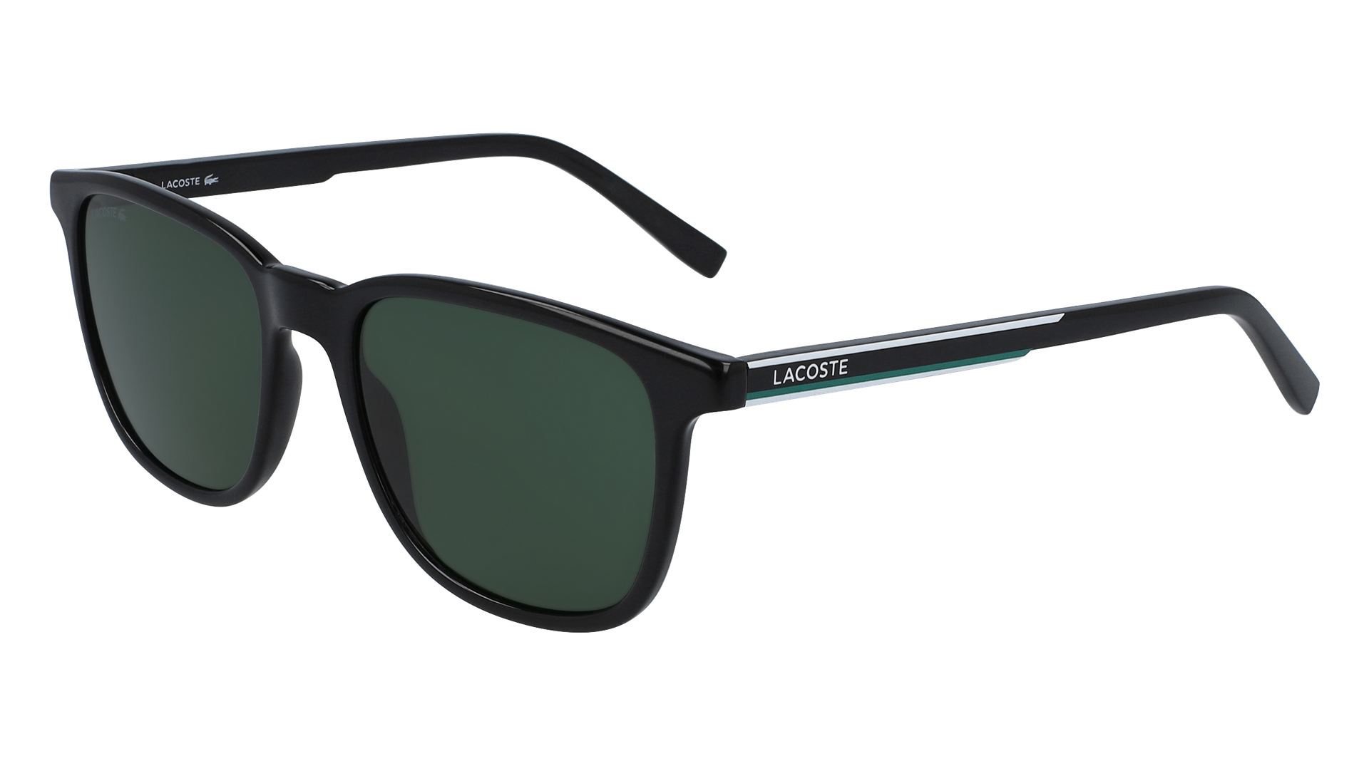 Lacoste Mężczyzna Lacoste L915S 001 Okulary przeciwsłoneczne Wstrzyknięte Czarny Kwadratowy Normalna - Image 1