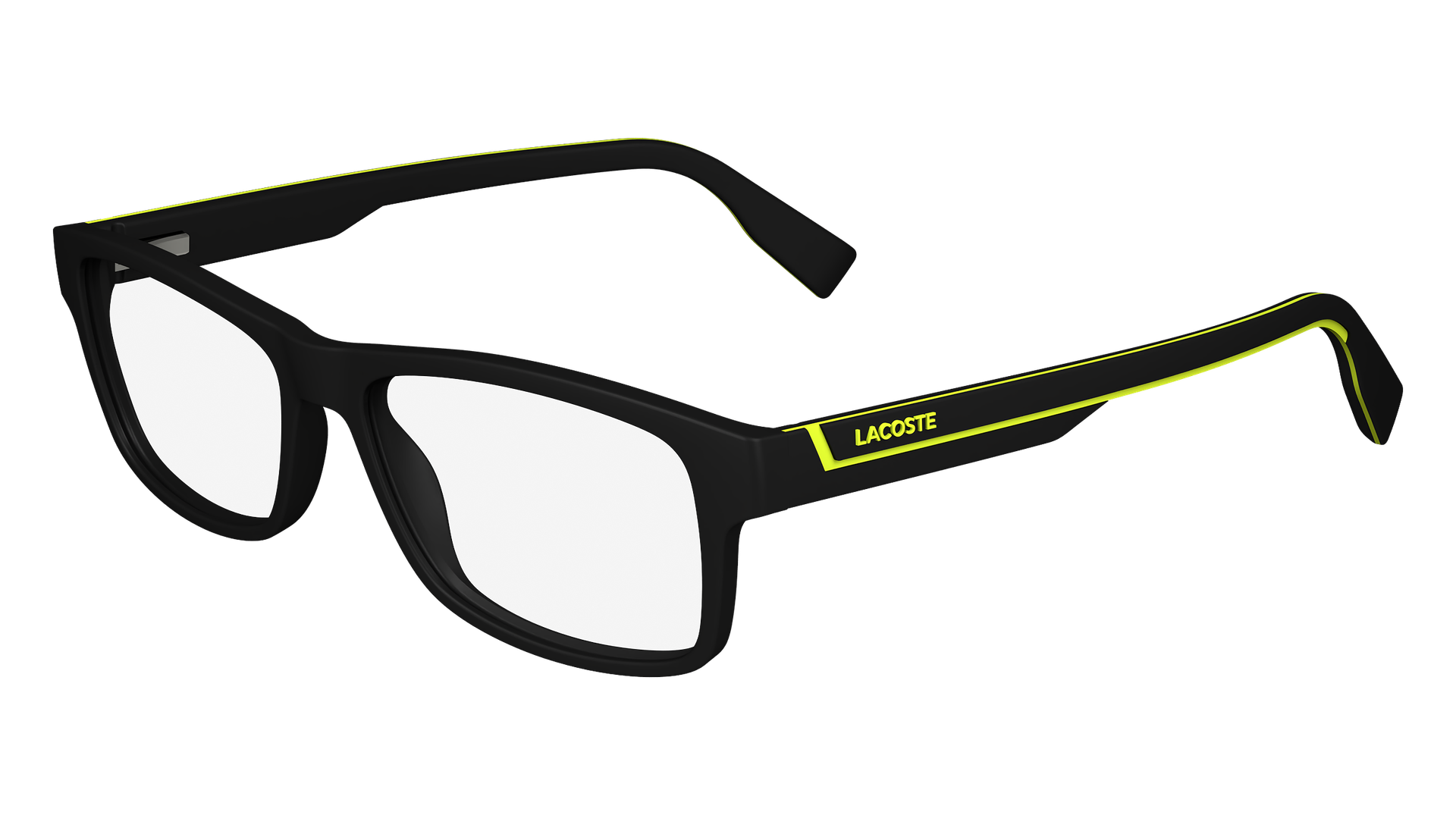 Lacoste Mężczyzna Lacoste 002 Oprawki optyczne BIO WSTĘP Czarny Kwadratowy Normalna Normalna - Image 1