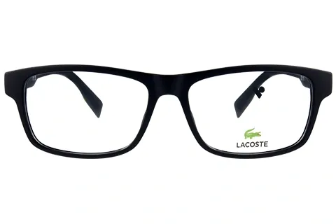 Lacoste Mężczyzna Lacoste 002 Oprawki optyczne BIO WSTĘP Czarny Kwadratowy Normalna Normalna - Thumbnail 2