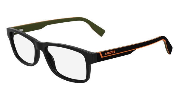 Lacoste Mężczyzna Lacoste L2707N 001 Oprawki optyczne BIO WSTĘP Czarny Kwadratowy Normalna
