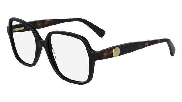 LONGCHAMP Kobieta LONGCHAMP LO2757 001 Oprawki optyczne Acetat Czarny Kwadratowy Normalna