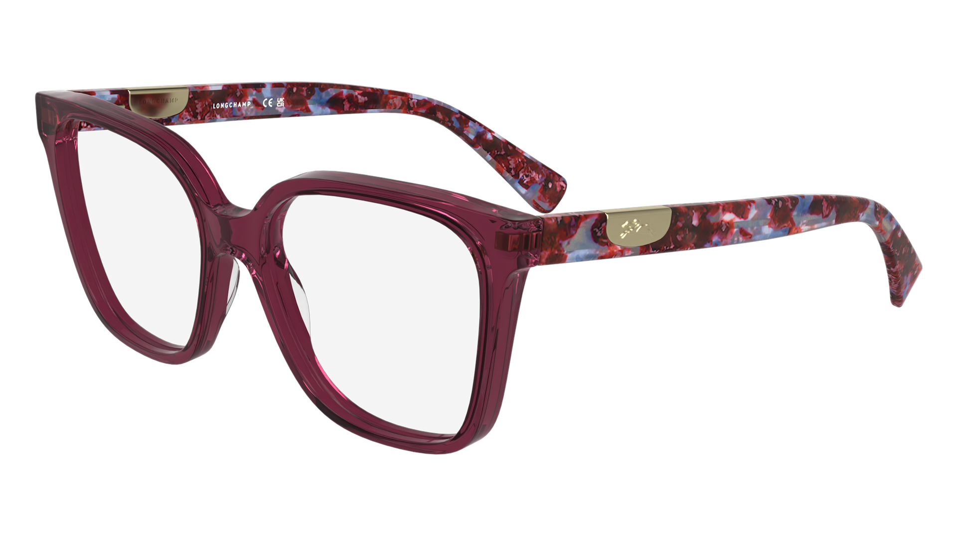 LONGCHAMP Kobieta LONGCHAMP LO2765 500 Oprawki optyczne Acetat Fioletowy Kwadratowy Normalna - Image 1