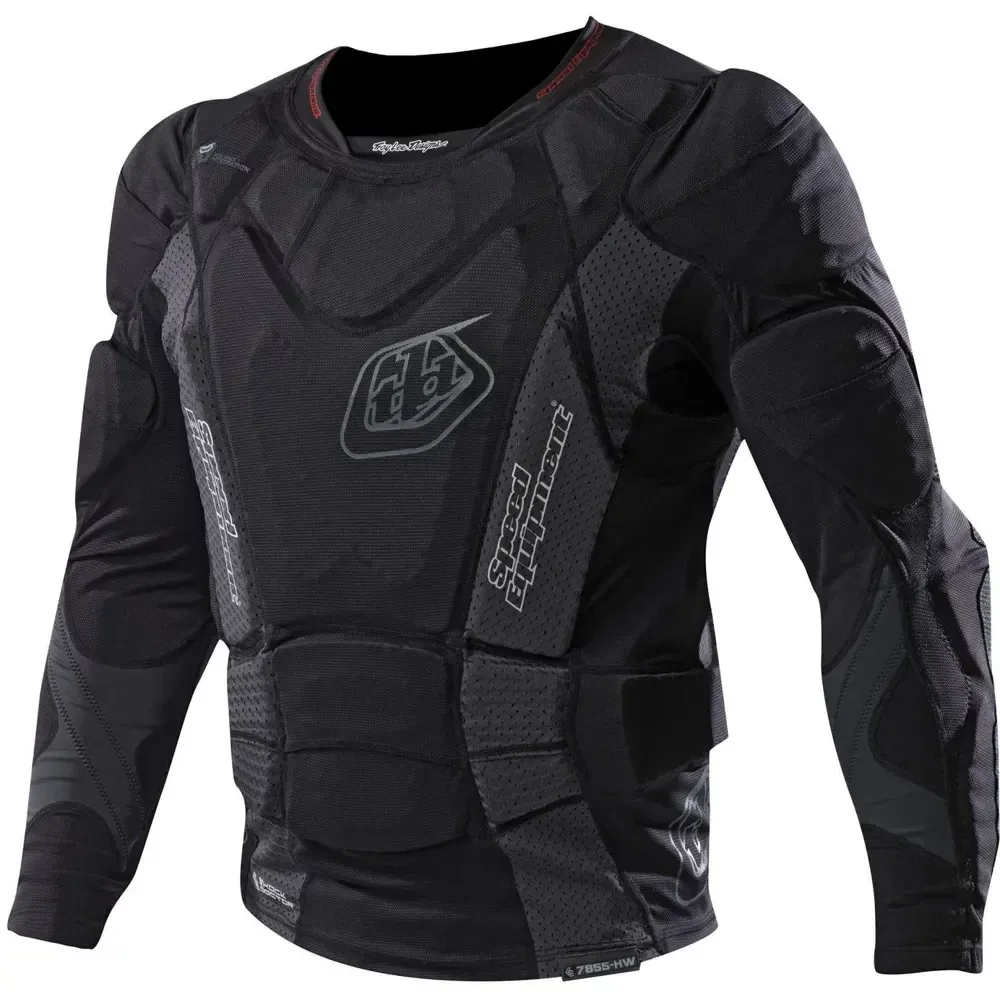 Troy Lee Designs 7855 Youth Upper Protection LS Shirt Black - Image 1