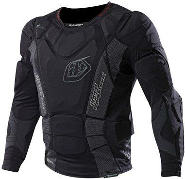 Troy Lee Designs 7855 Youth Upper Protection LS Shirt Black - Thumbnail 2