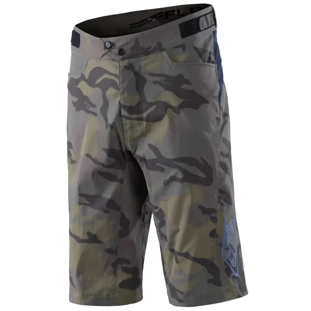 Troy Lee Designs Flowline MTB Shorts without Liner Camo Army - Image 1