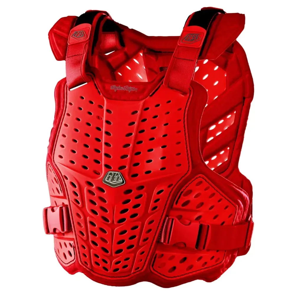 Troy Lee Designs Rockfight Youth Chest Protector One Size Red - Image 1