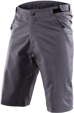 Troy Lee Designs Skyline MTB Shorts with Pad Mono Charcoal - Thumbnail 2