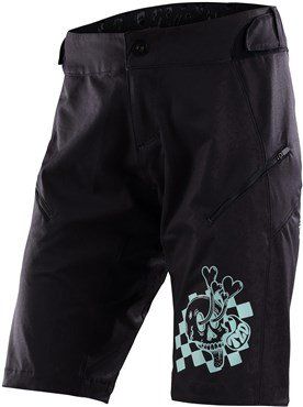 Troy Lee Designs Lilium Womens MTB Shorts Shell Only Micayla Gatto Black - Thumbnail 2