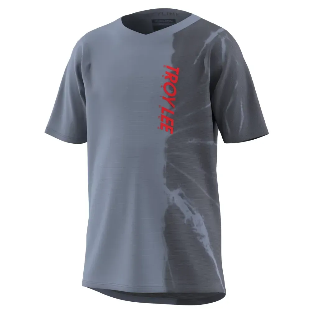 Troy Lee Designs Skyline Youth SS MTB Jersey Half Dye Cement - Image 1