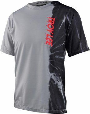 Troy Lee Designs Skyline Youth SS MTB Jersey Half Dye Cement - Thumbnail 2