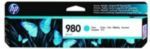 HP 980 Cyan Original Ink Cartridge - Thumbnail 1