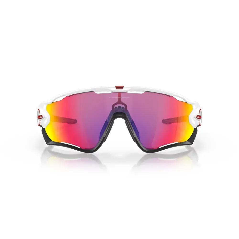 Oakley Jawbreaker Sunglasses Polished White/Prizm Road - Image 1