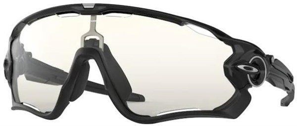 Oakley Jawbreaker Sunglasses Polished Black/Clear to Black Iridium Photochromic Lenses - Thumbnail 2